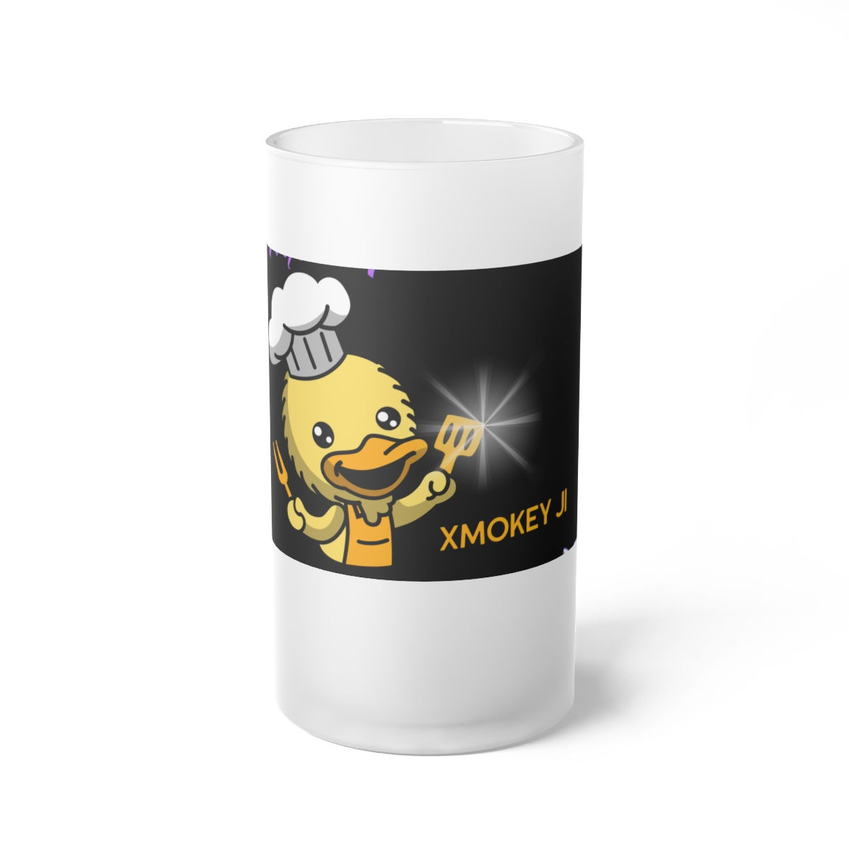 Next Top Chef Frosted Glass Beer Mug