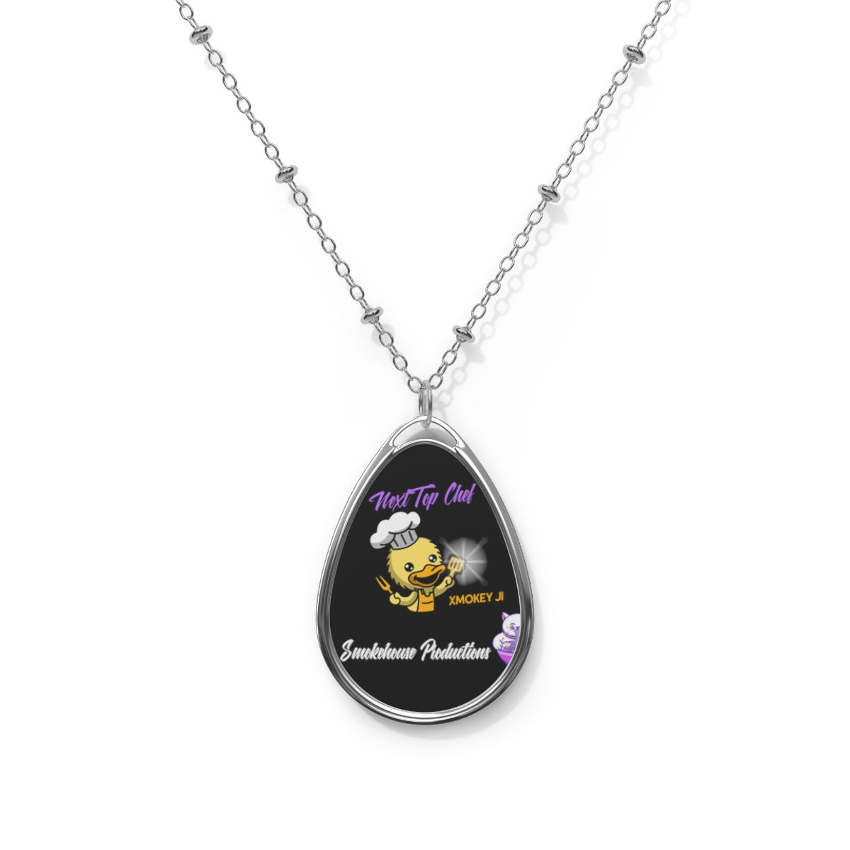 Next Top Chef Oval Necklace