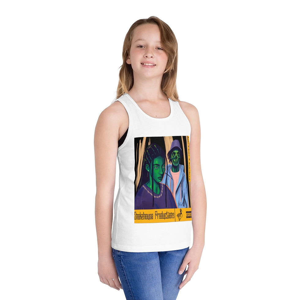 Wake N Bake N HeartBreak Kid's Jersey Tank Top