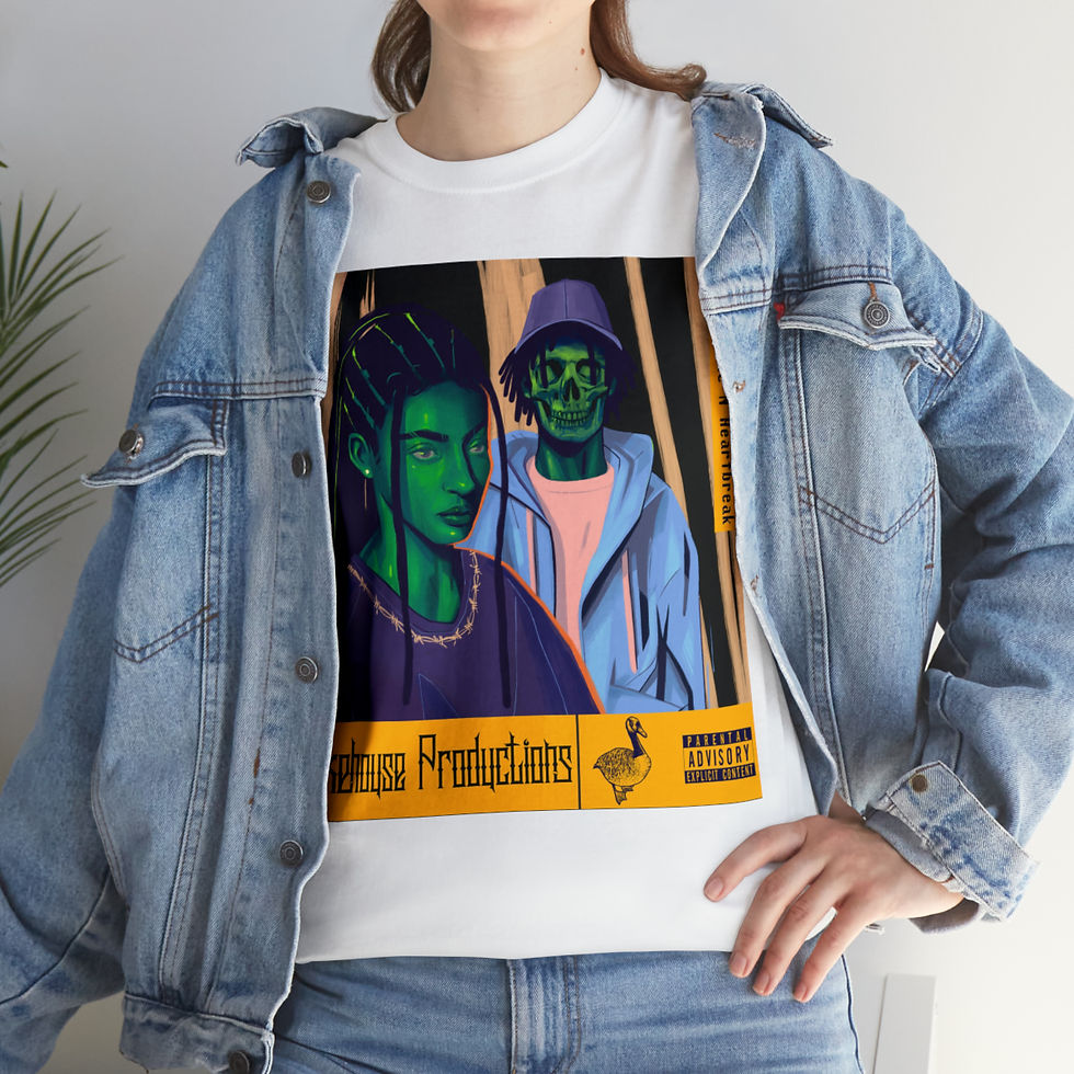 Thumbnail: Wake N Bake N HeartBreak Heavy Cotton Tee 