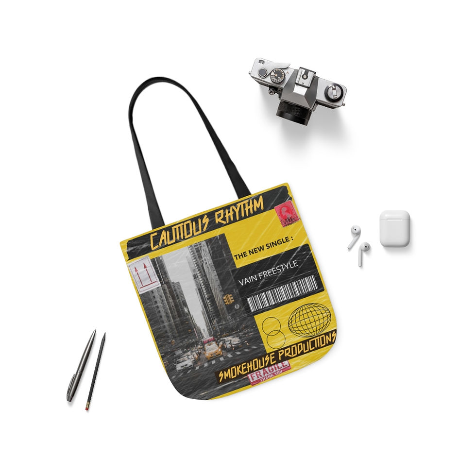 Thumbnail: Vain Freestyle Polyester Canvas Tote Bag