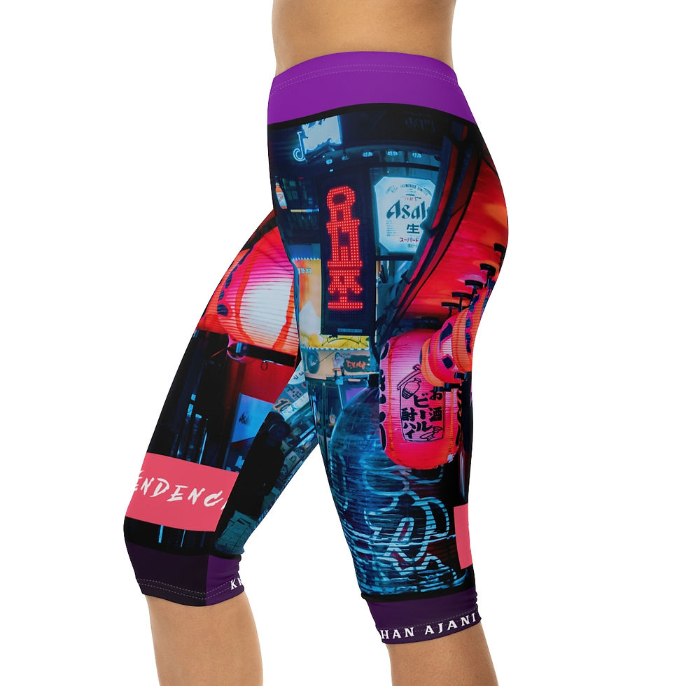Thumbnail: Tendencies Women’s Capri Leggings (AOP)