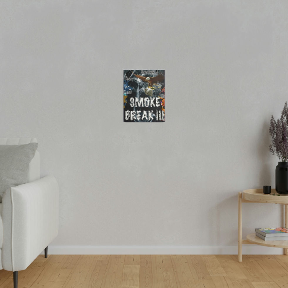 Thumbnail: Smoke Break III Matte Canvas, Stretched