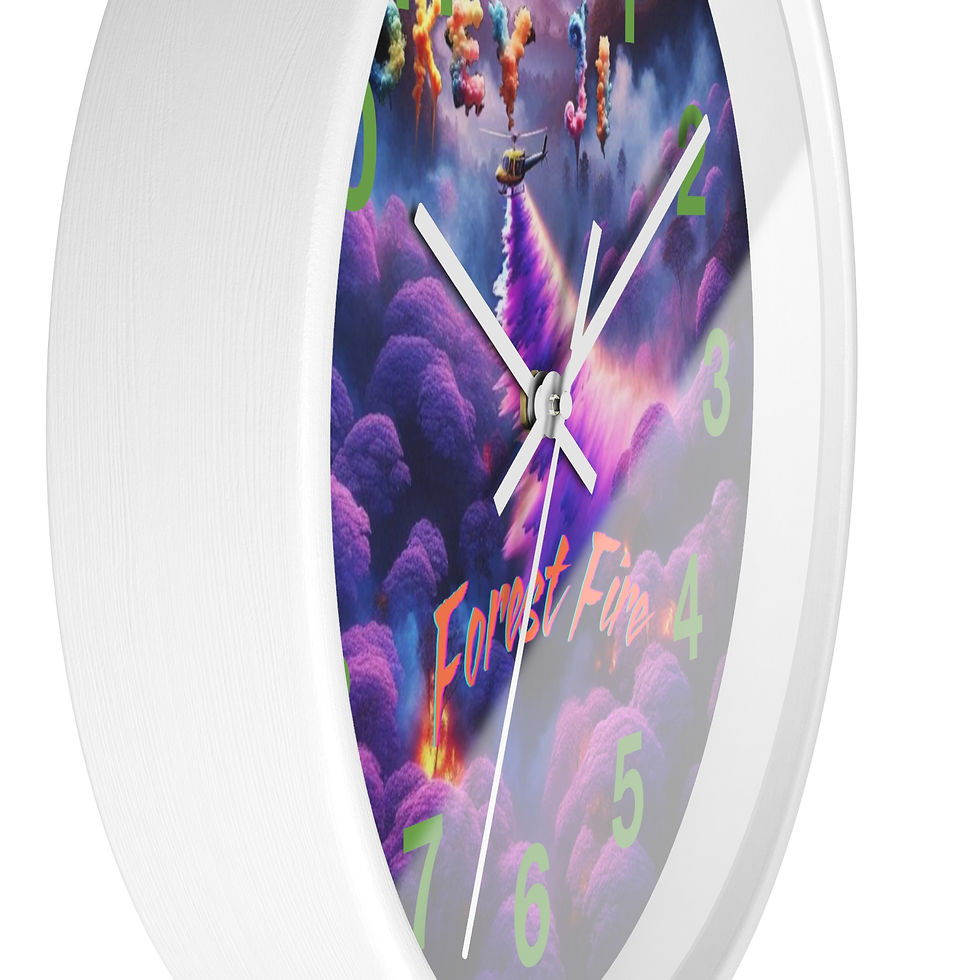 Thumbnail: Forest Fire Wall clock