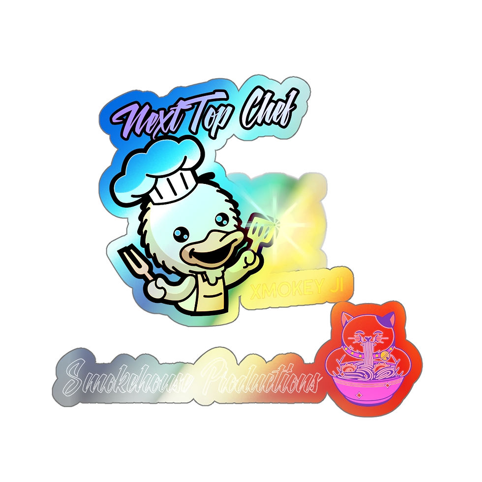 Thumbnail: Next Top Chef Holographic Die-cut Stickers