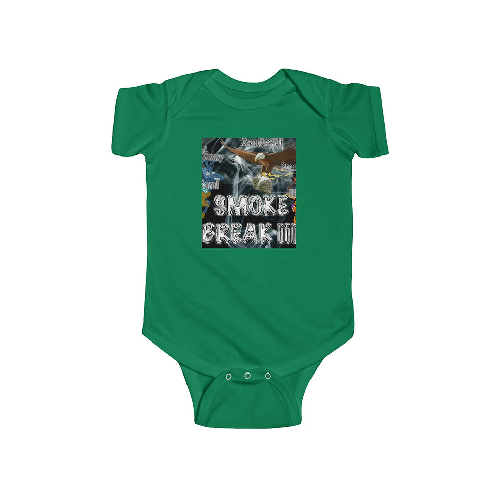 Thumbnail: Smoke Break III Infant Fine Jersey Bodysuit