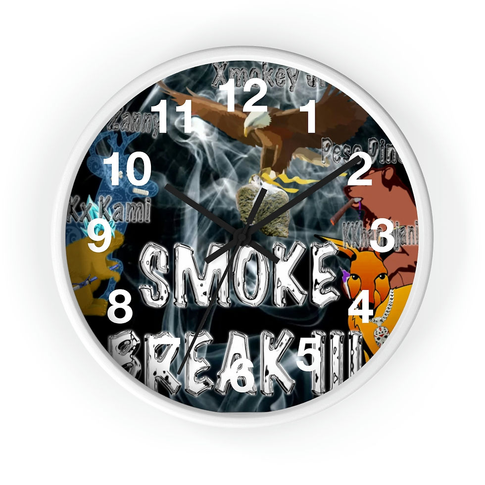 Thumbnail: Smoke Break III Wall clock
