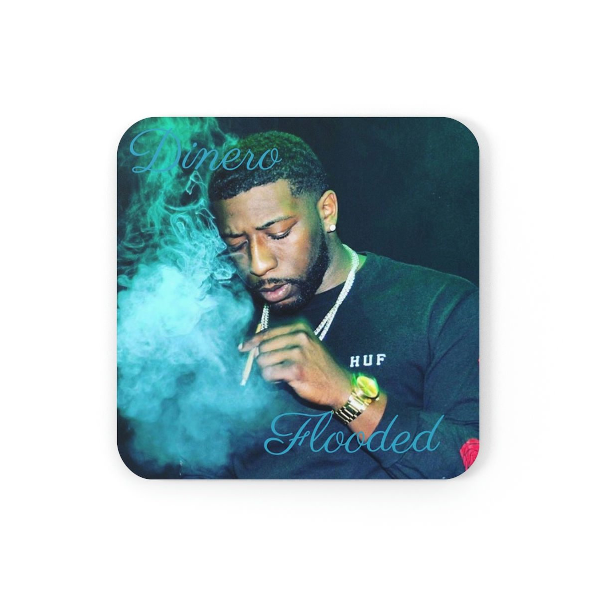 Flooded Corkwood Coaster Set