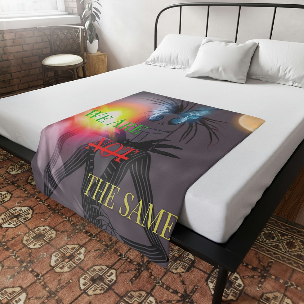 Thumbnail: We Are Not The Same Plush Fleece Blanket