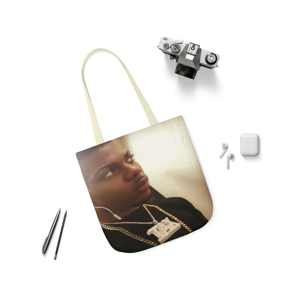 Thumbnail: Smoke Break Polyester Canvas Tote Bag