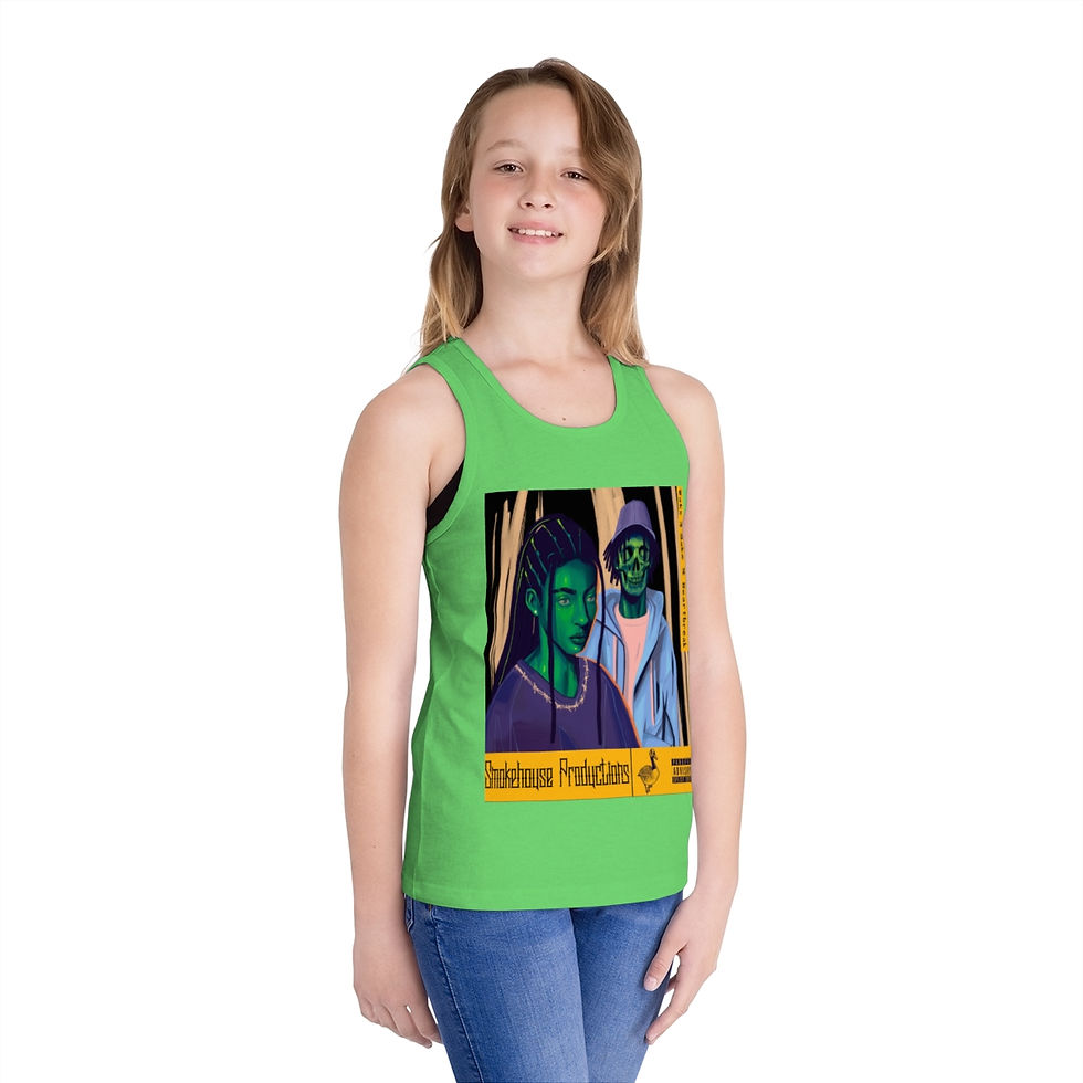 Thumbnail: Wake N Bake N HeartBreak Kid's Jersey Tank Top