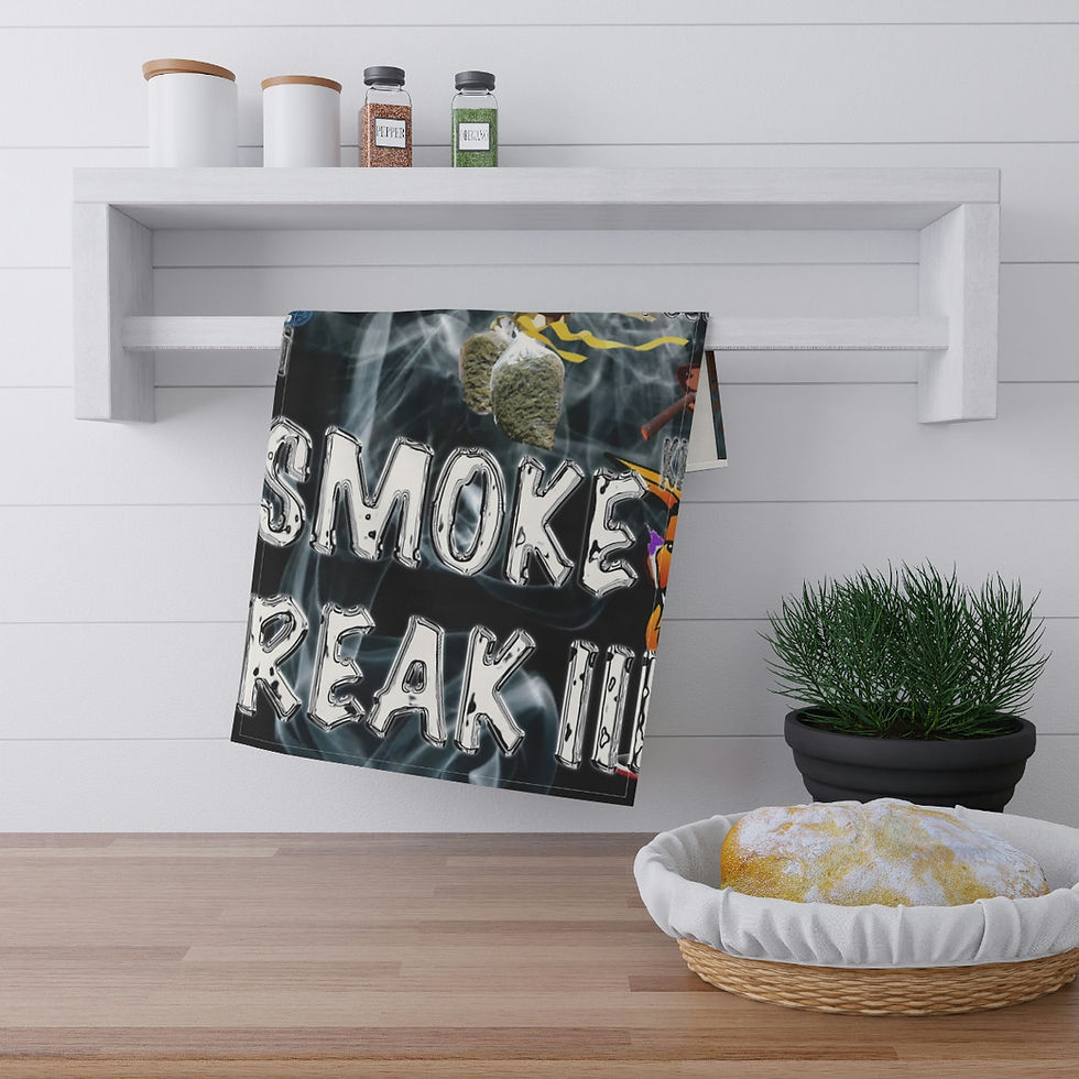 Thumbnail: Smoke Break III Kitchen Towel