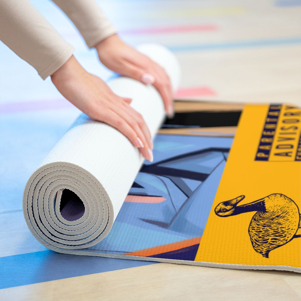 Thumbnail: Wake N Bake N HeartBreak Foam Yoga Mat