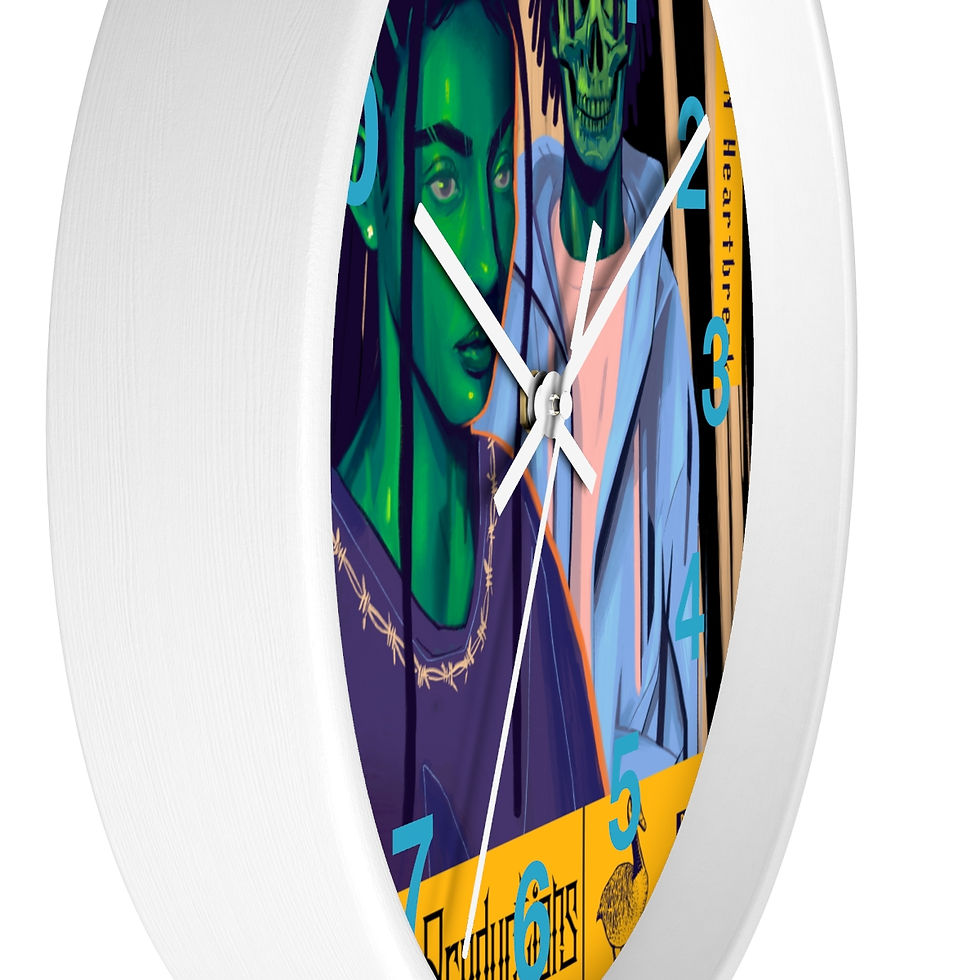 Thumbnail: Wake N Bake N Heartbreak Wall clock