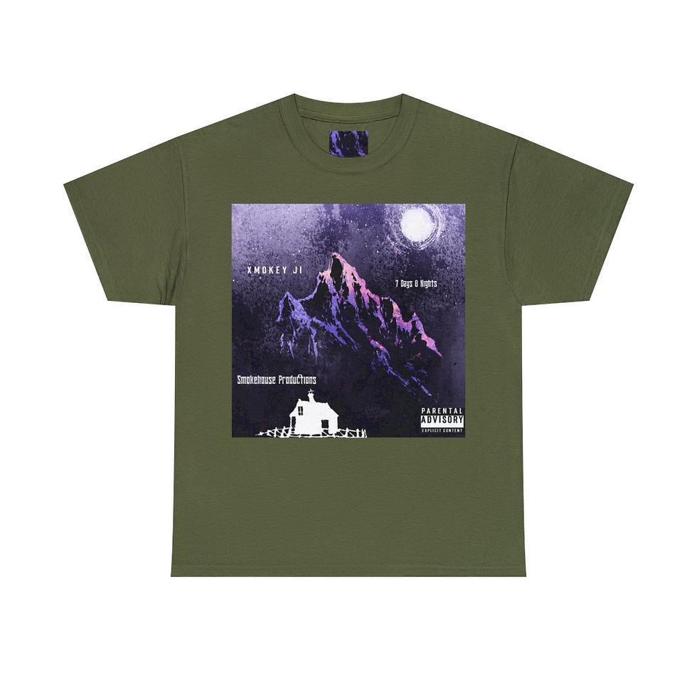 Thumbnail: 7 Days 8 Nights Unisex Heavy Cotton Tee