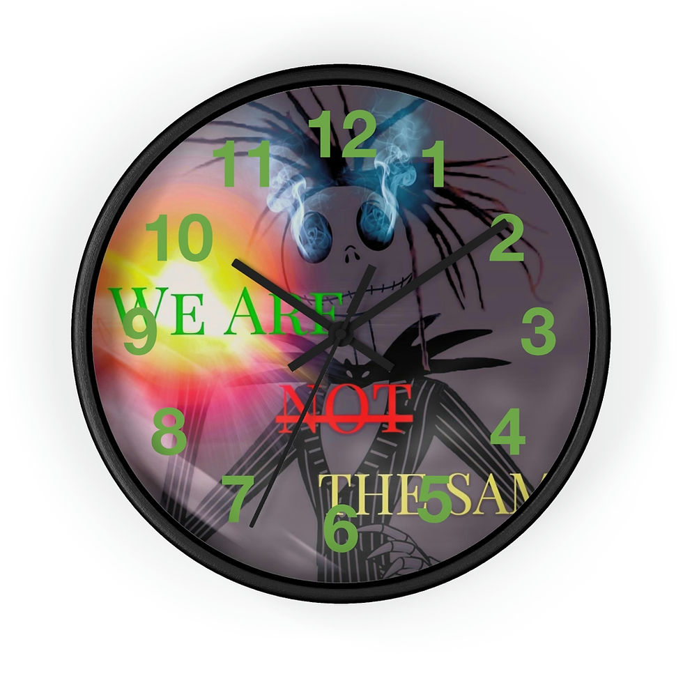 We Are Not The Same Wall clock