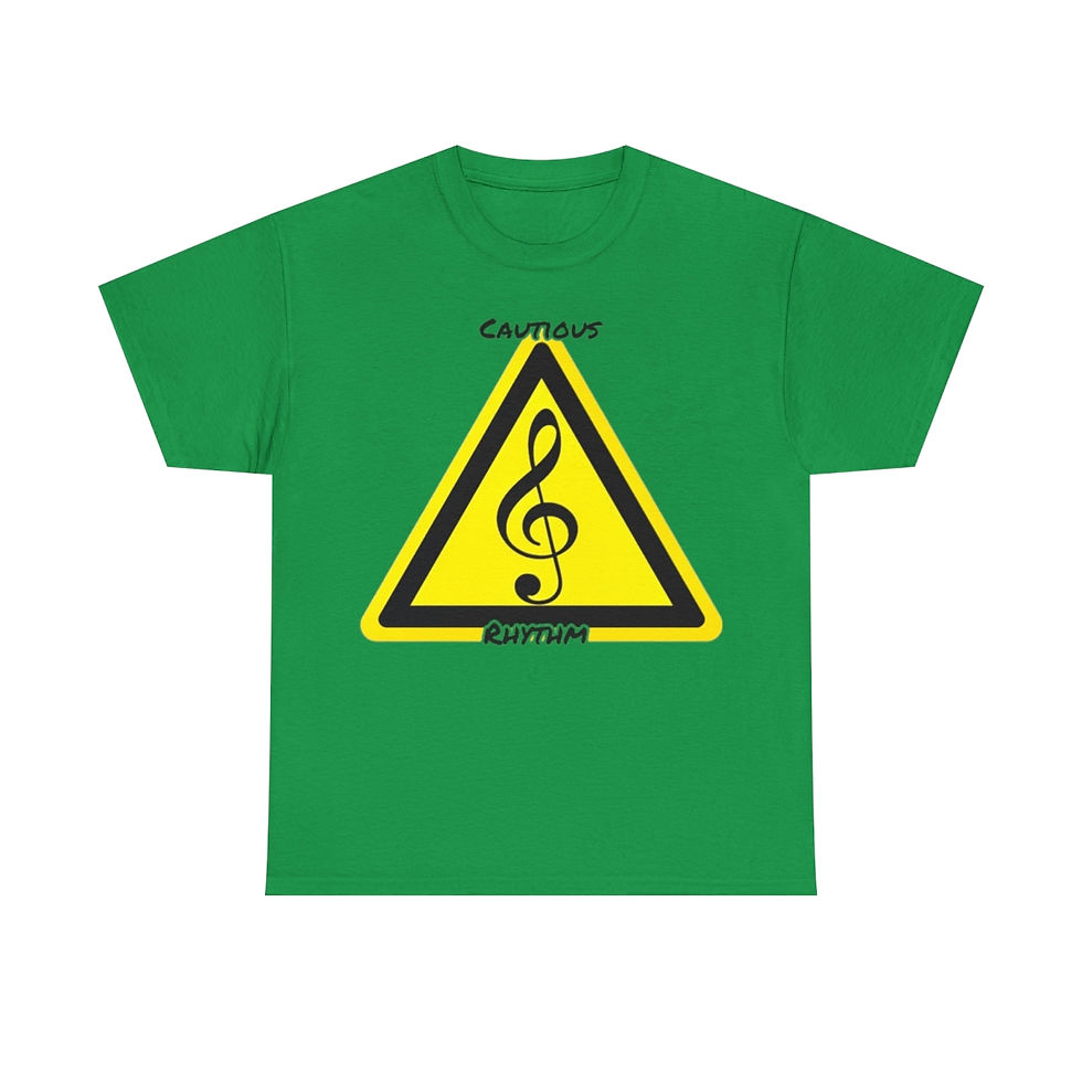 Thumbnail: Cautious Rhythm Unisex Heavy Cotton Tee
