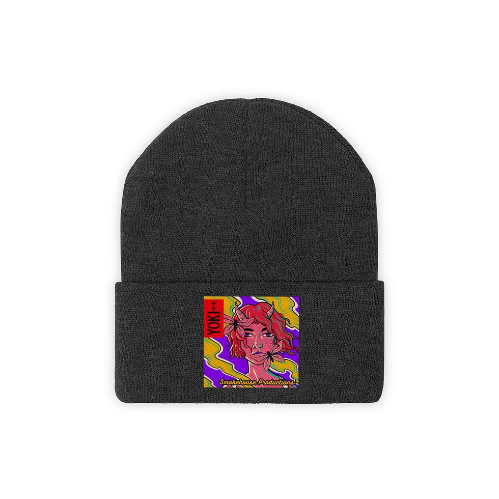 Thumbnail:  Yoki++ Purple  Knit Beanie