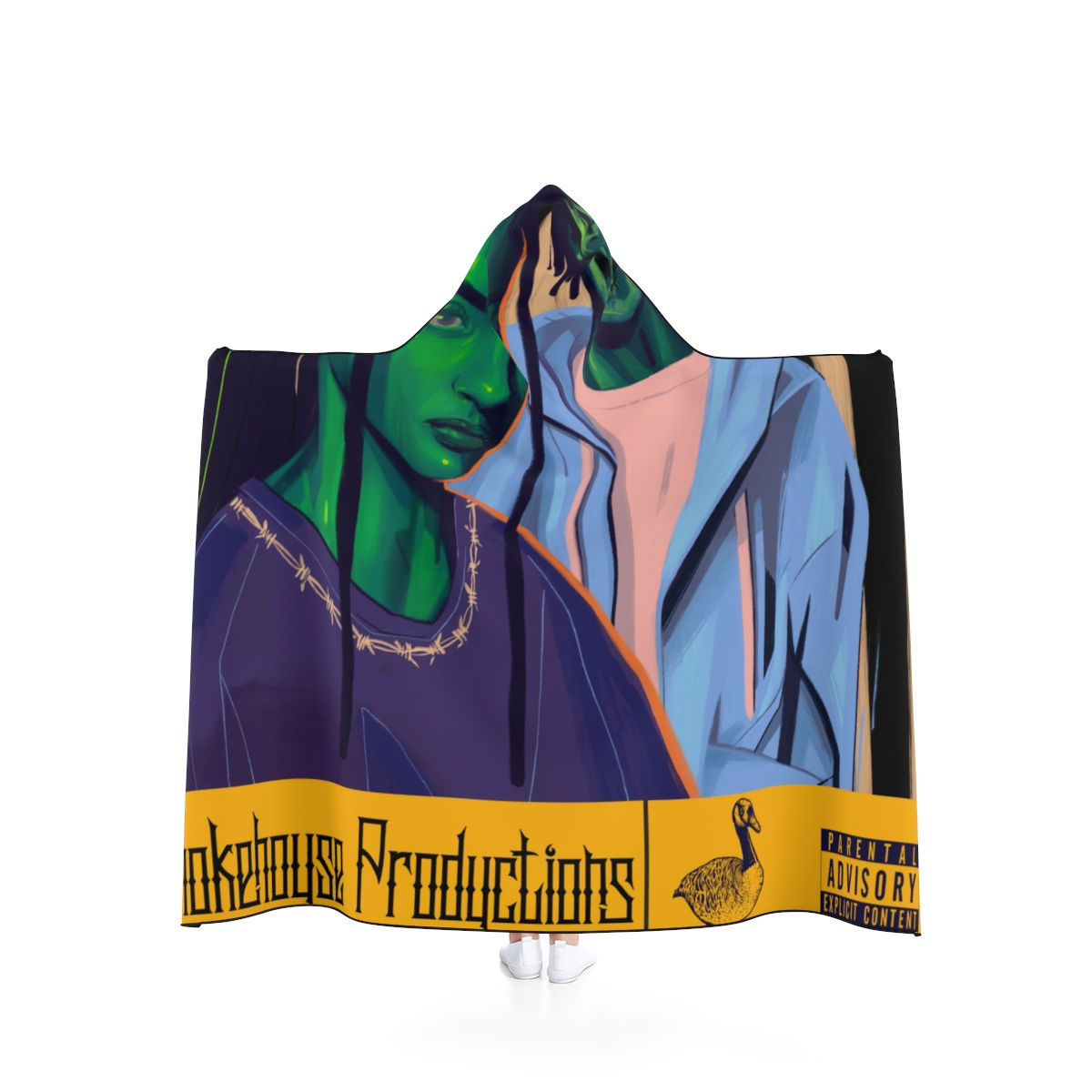 Wake N Bake N Heartbreak Hooded Blanket