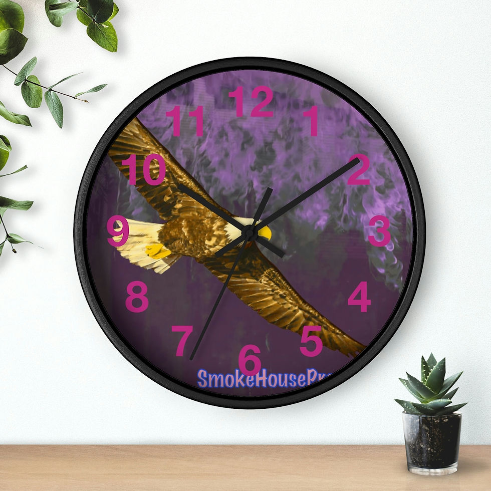 Thumbnail: Pink Avian Wall clock