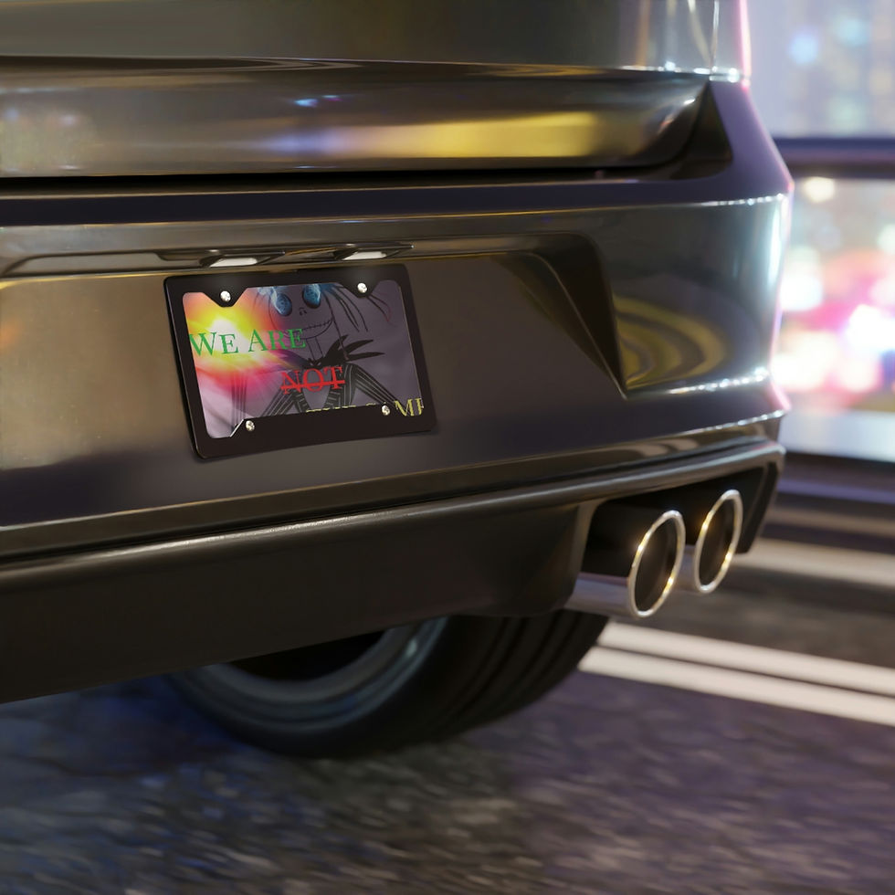 Thumbnail: We Are Not The Same Vanity Plate