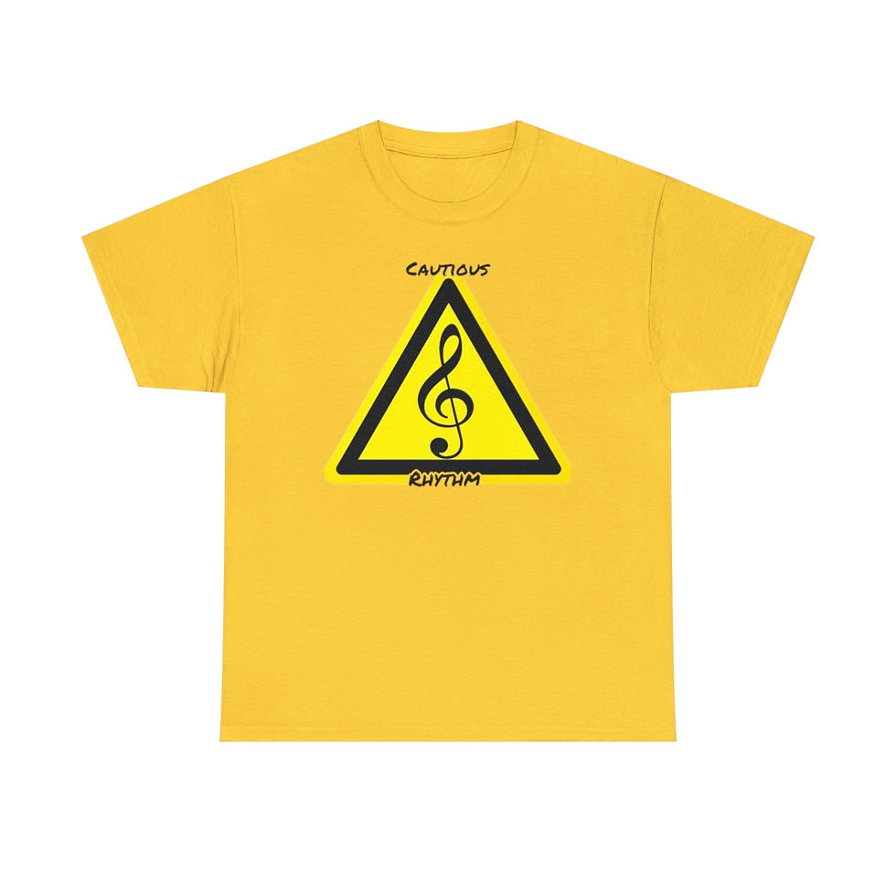 Thumbnail: Cautious Rhythm Unisex Heavy Cotton Tee V2