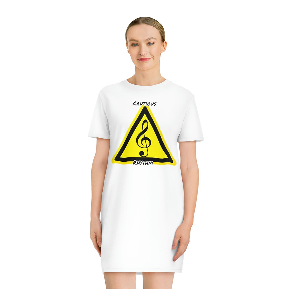Thumbnail: Cautious Rhythm Spinner T-Shirt Dress