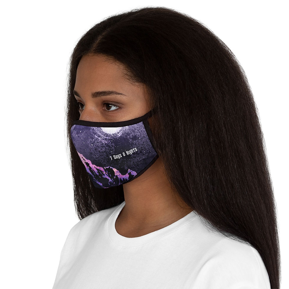 Thumbnail: 7 Days 8 Nights Fitted Polyester Face Mask