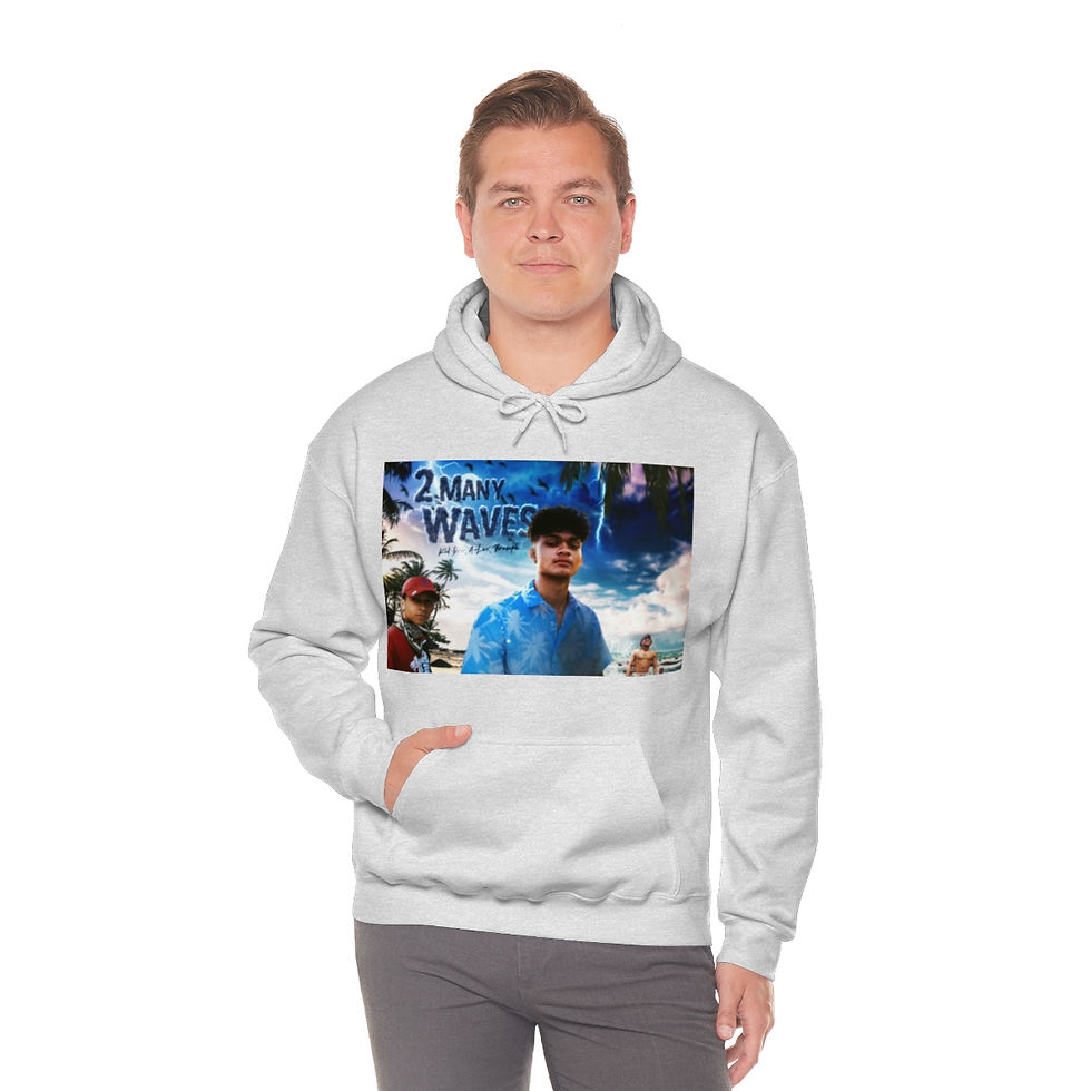 Thumbnail:  2 Many Waves Unisex Heavy Blend™ Hooded Sweatshirt