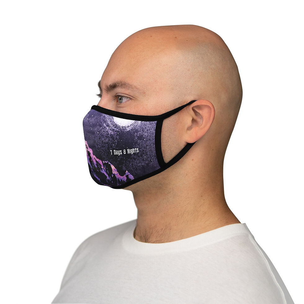 Thumbnail: 7 Days 8 Nights Fitted Polyester Face Mask