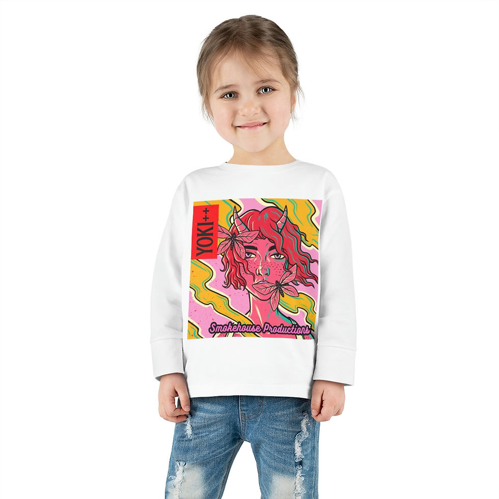 Thumbnail: Yoki++ Pink Toddler Long Sleeve Tee