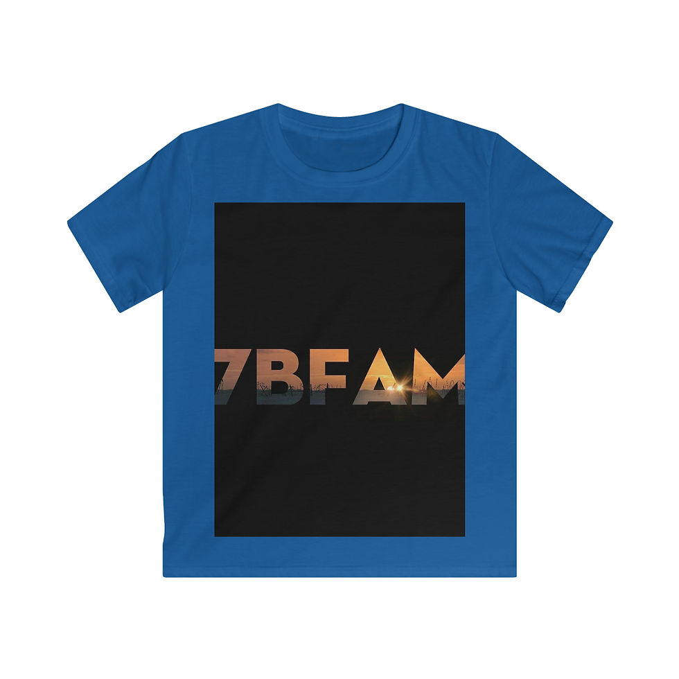 Thumbnail: 7B Fam Tree Kids Softstyle Tee