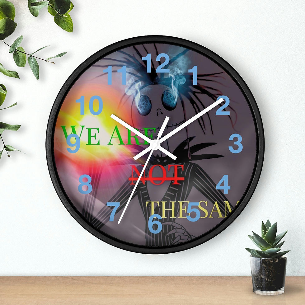 Thumbnail: We Are Not The Same Wall clock