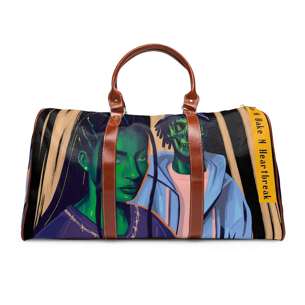 Wake N Bake N Heartbreak Waterproof Travel Bag