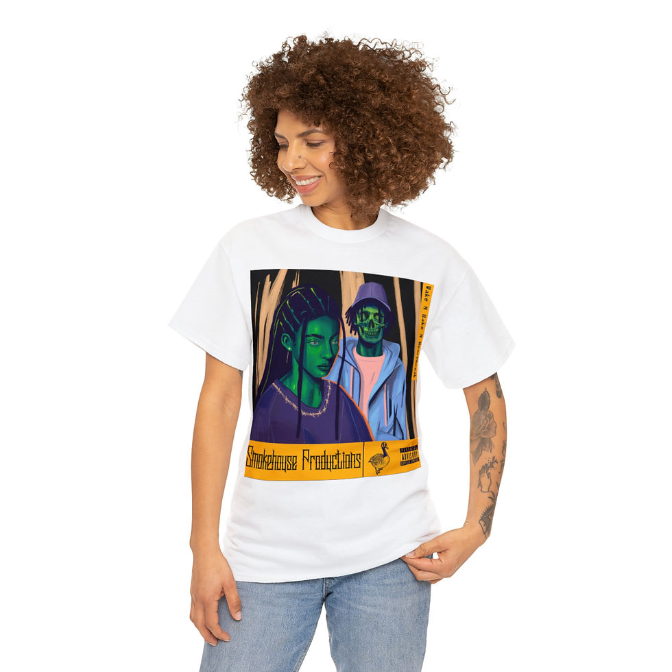 Thumbnail: Wake N Bake N HeartBreak Heavy Cotton Tee 