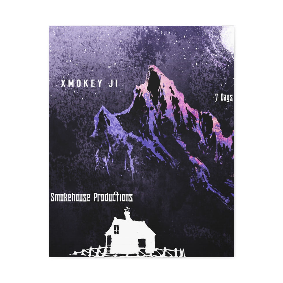 Thumbnail: 7 Days 8 Nights Satin Canvas, Stretched