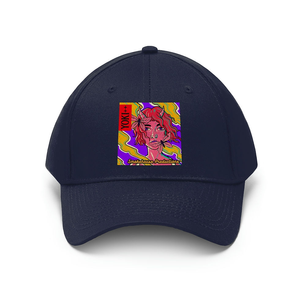 Thumbnail: Copy of Yoki++ Purple Unisex Twill Hat
