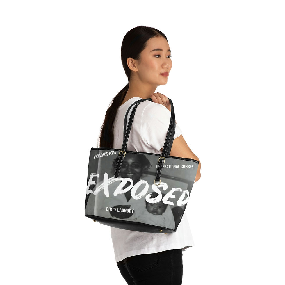 Thumbnail: Exposed PU Leather Shoulder Bag