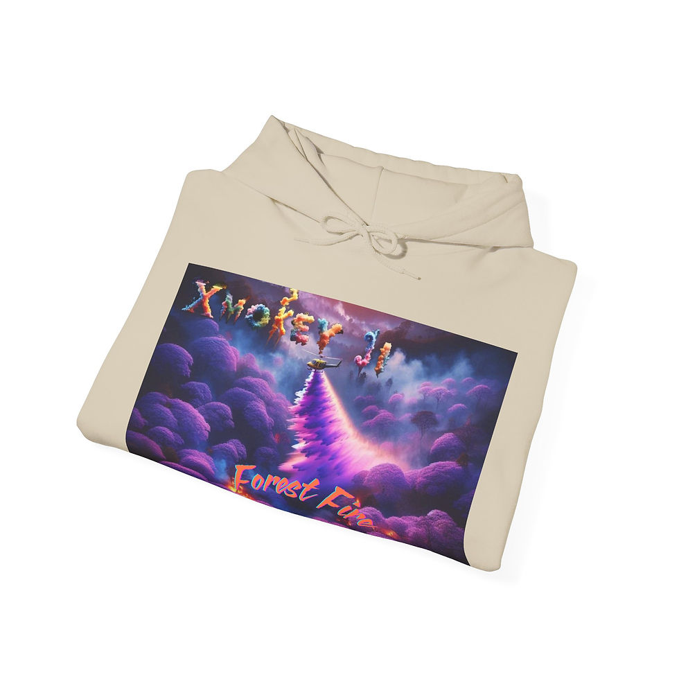 Thumbnail: Forest Fire Unisex Heavy Blend™ Hooded Sweatshirt