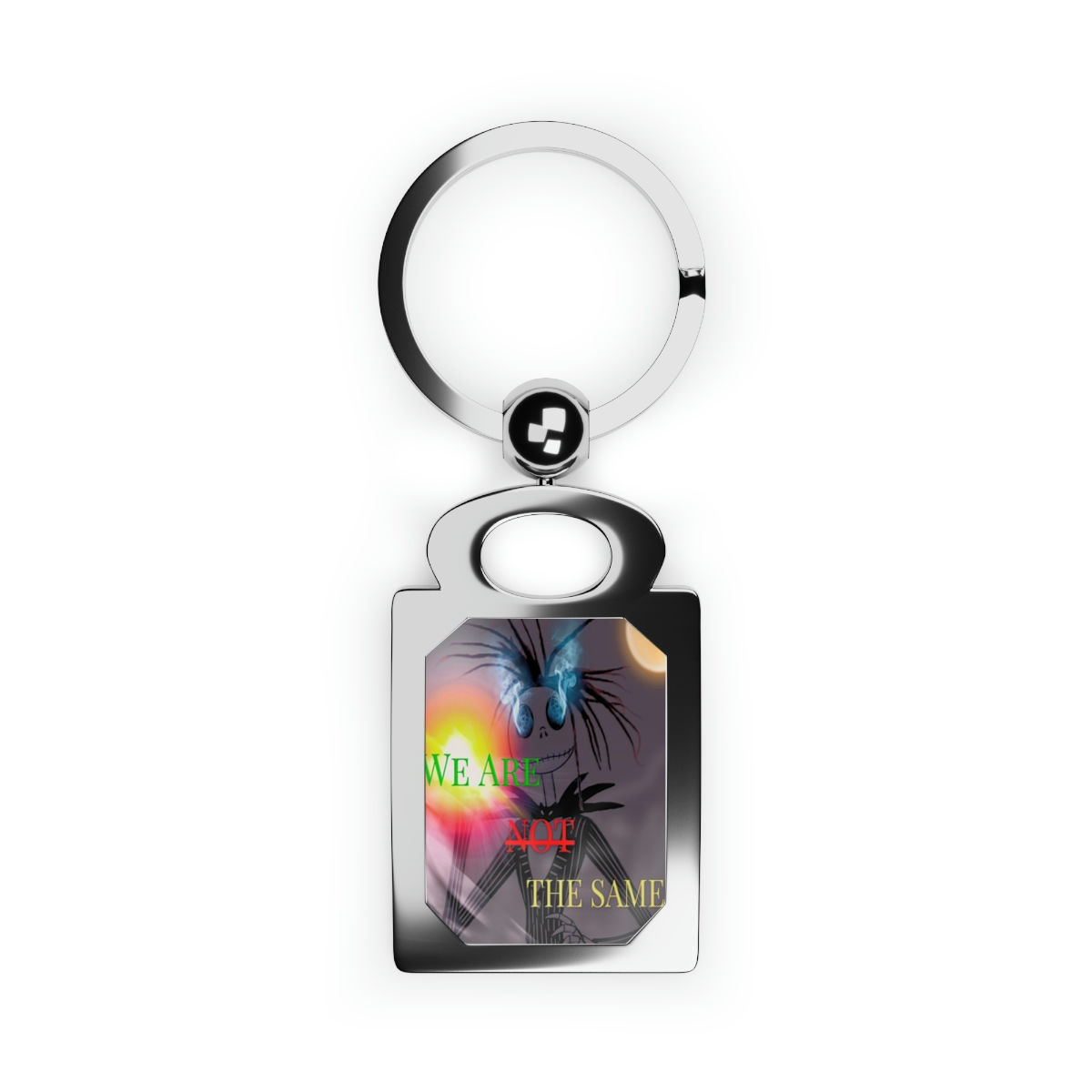 We Are Not The Same Rectangle Photo Keyring