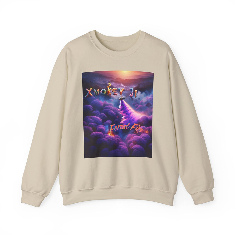 Thumbnail: Forest Fire Unisex Heavy Blend™ Crewneck Sweatshirt