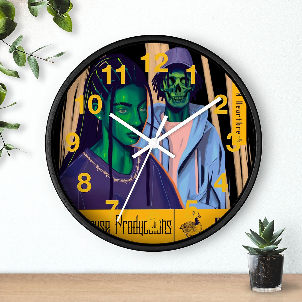 Thumbnail: Wake N Bake N Heartbreak Wall clock
