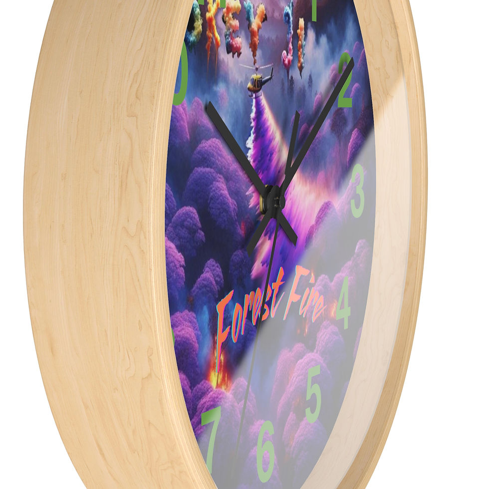 Thumbnail: Forest Fire Wall clock