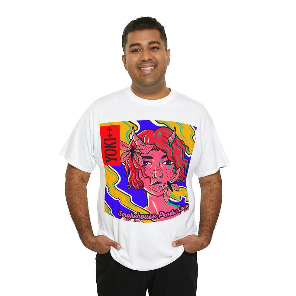 Thumbnail: Yoki++ Blue Heavy Cotton Tee 
