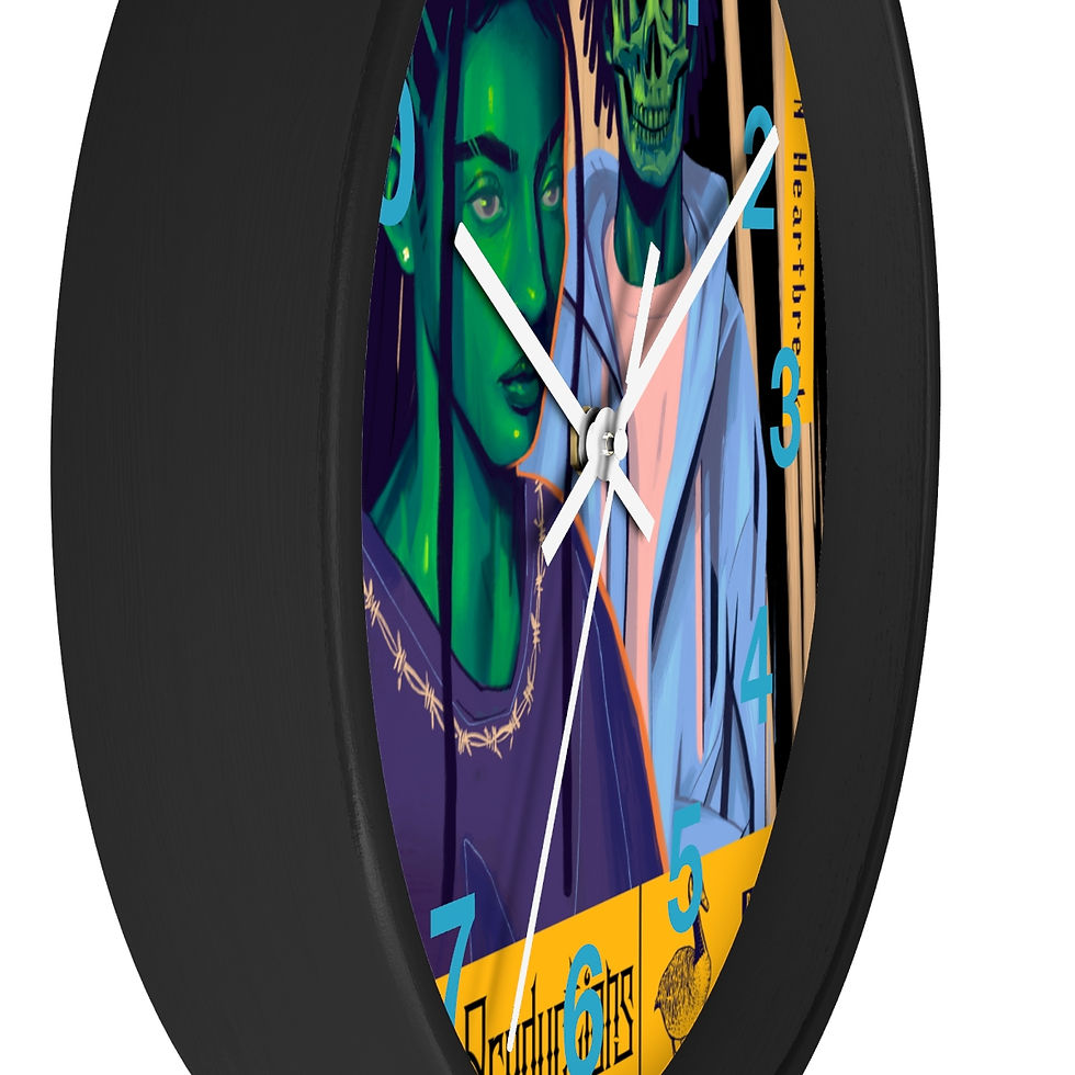 Thumbnail: Wake N Bake N Heartbreak Wall clock