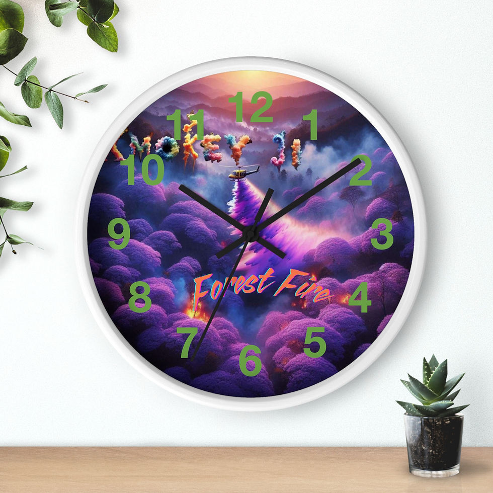 Thumbnail: Forest Fire Wall clock