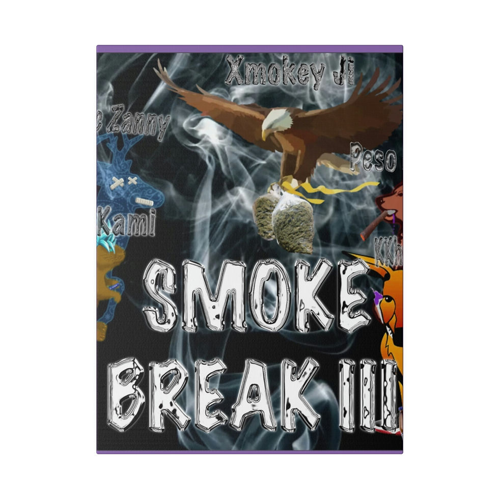 Thumbnail: Smoke Break III Matte Canvas, Stretched