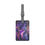 Thumbnail: Forest Fire Saffiano Polyester Luggage Tag, Rectangle