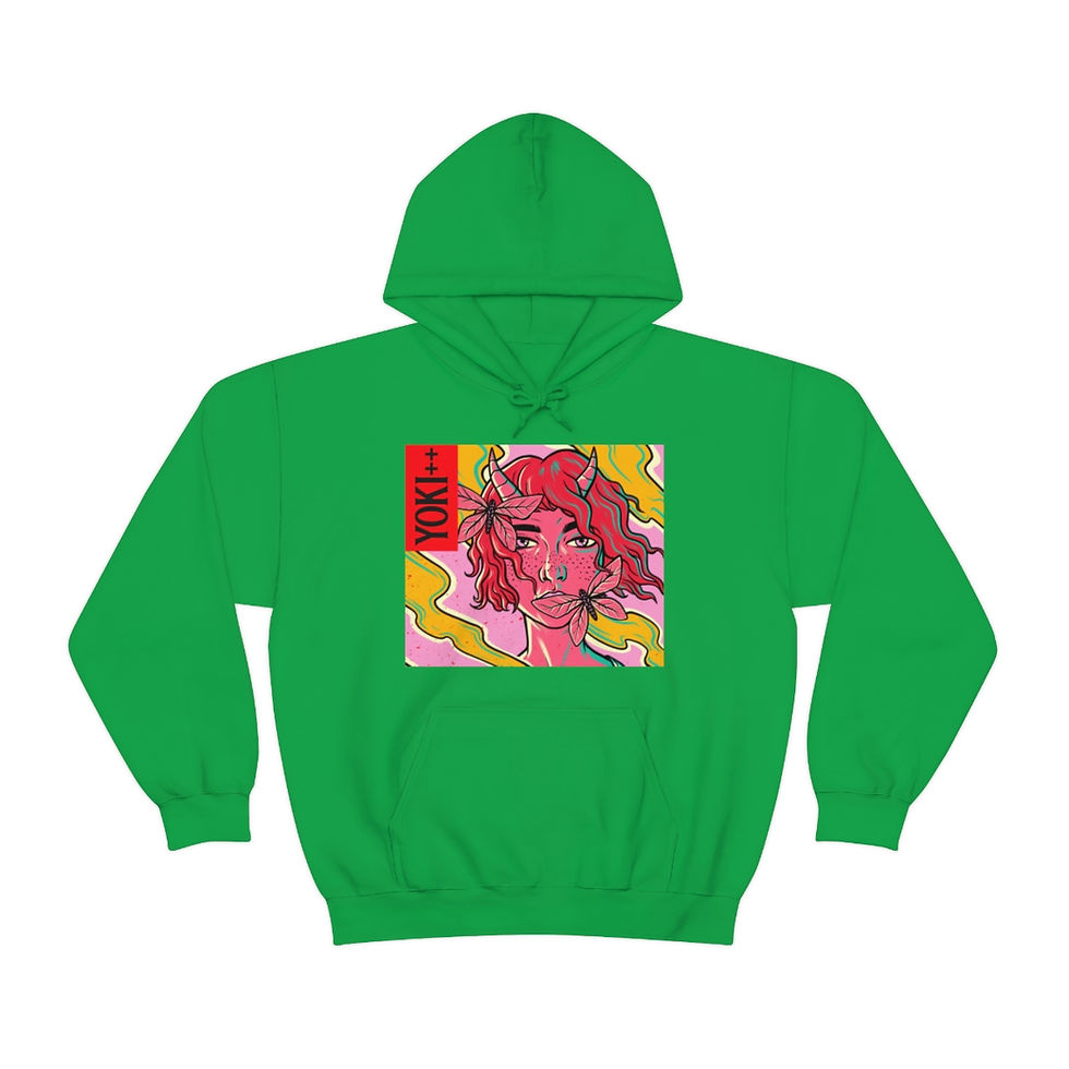 Thumbnail: Yoki++ Pink Hooded Sweatshirt
