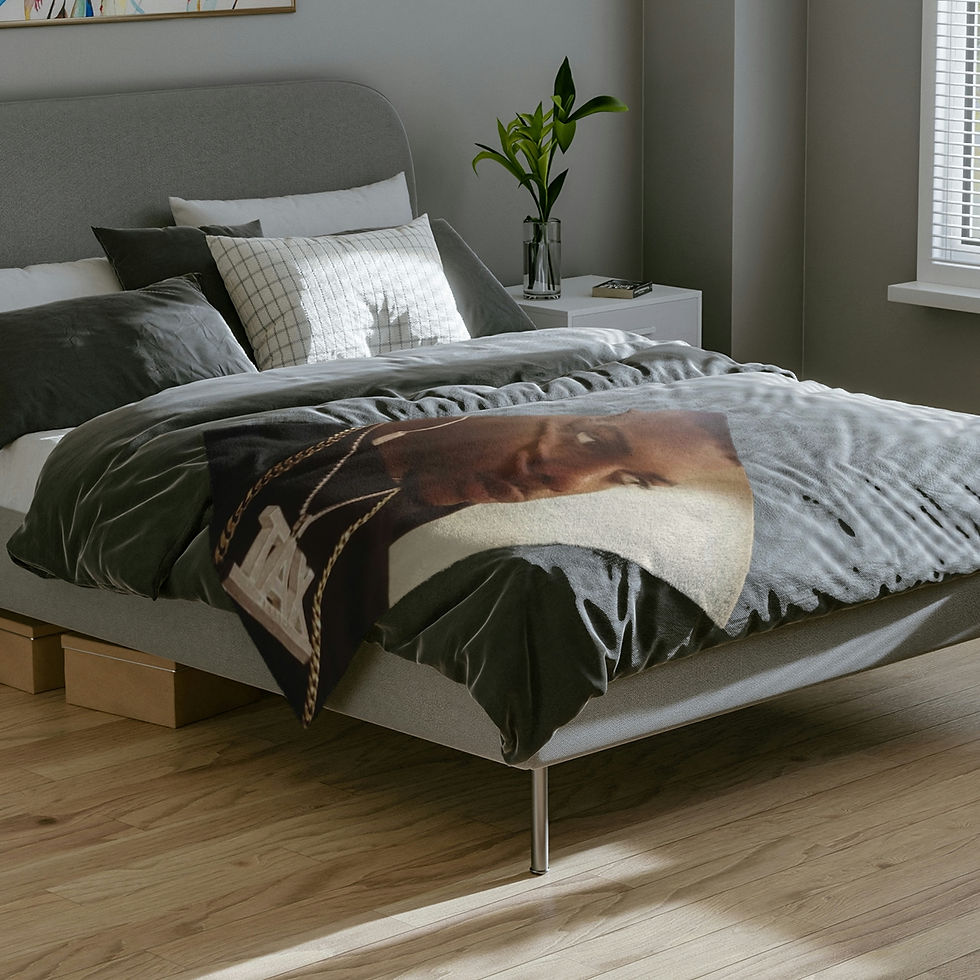 Thumbnail: Smoke Break Velveteen Minky Blanket